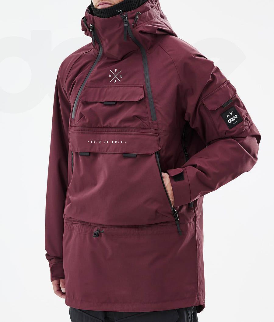 Dope Akin Uomo Giacche Snowboard Bordeaux | ITHK2738