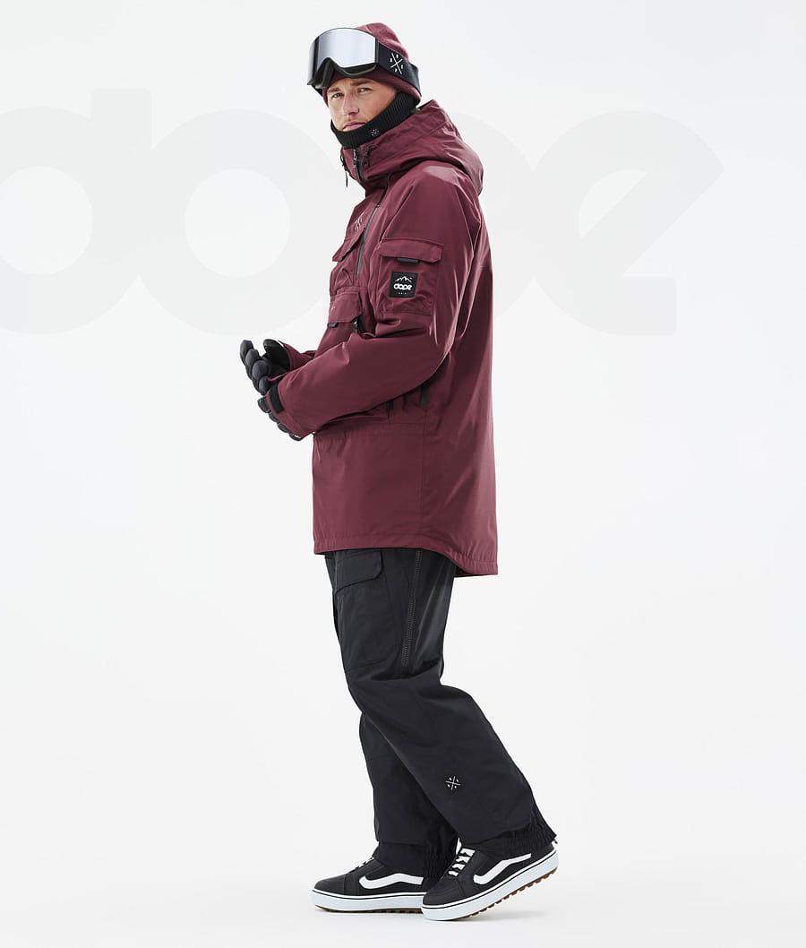 Dope Akin Uomo Giacche Snowboard Bordeaux | ITHK2738