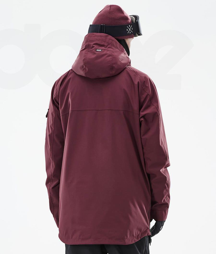 Dope Akin Uomo Giacche Snowboard Bordeaux | ITHK2738