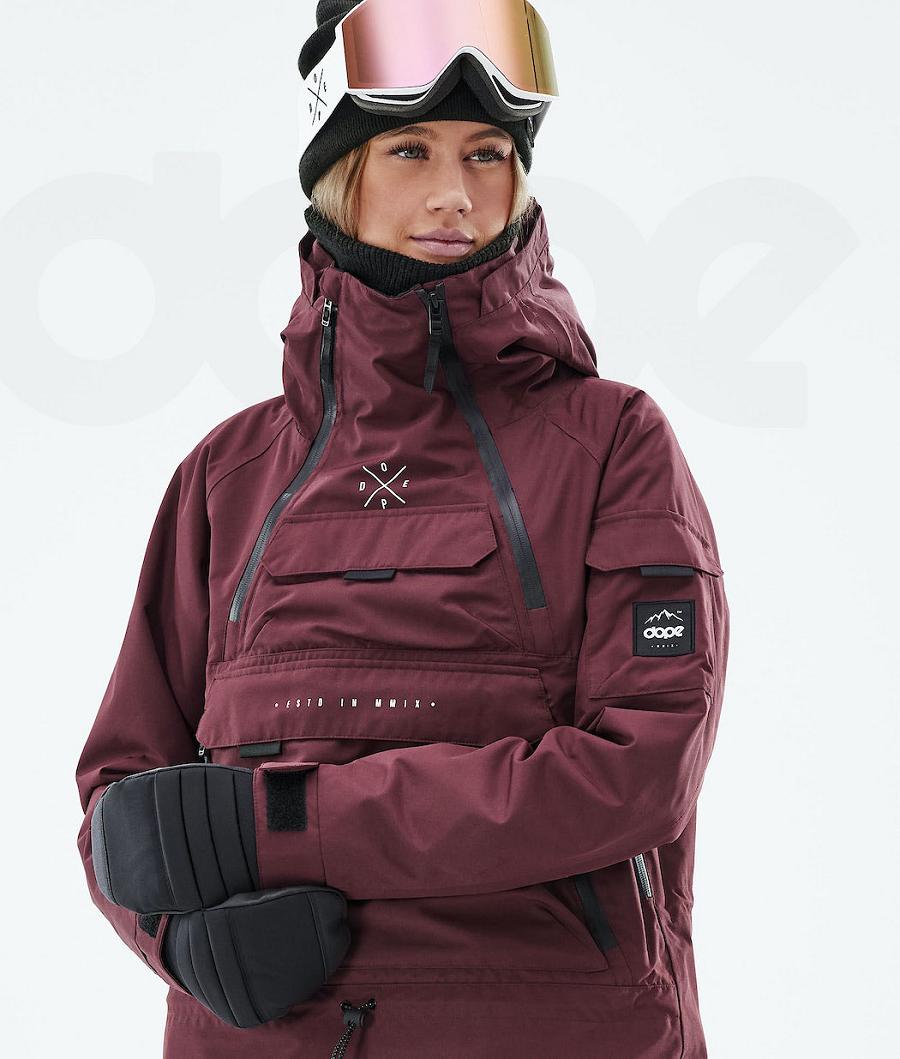 Dope Akin W 2019 Donna Giacche Snowboard Bordeaux | ITOR3411