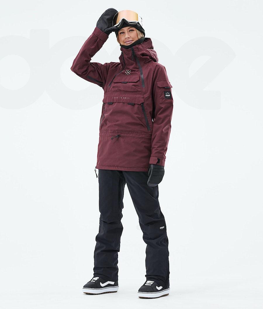 Dope Akin W 2019 Donna Giacche Snowboard Bordeaux | ITOR3411