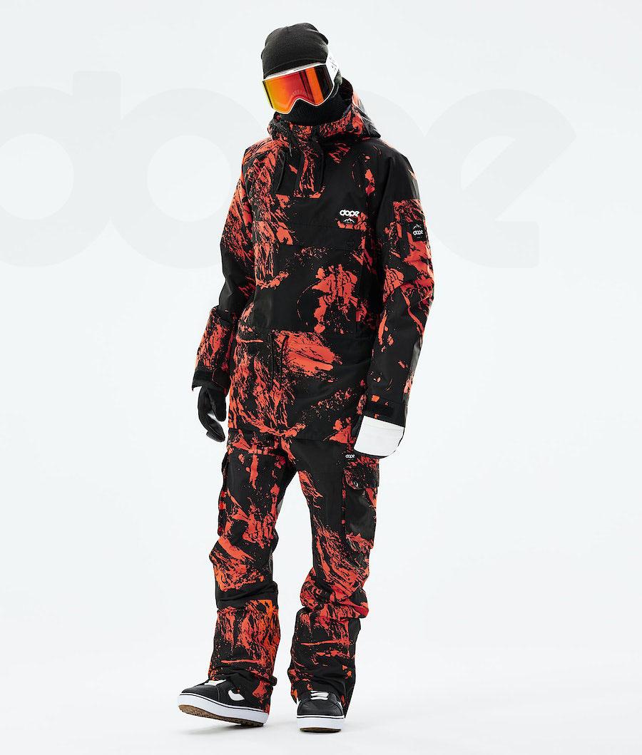 Dope Annok 2021 Paint Uomo Giacche Snowboard Arancioni | ITZG2760