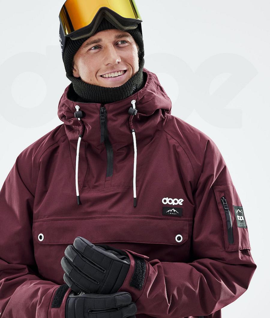 Dope Annok 2021 Uomo Giacche Snowboard Bordeaux | ITCE2758