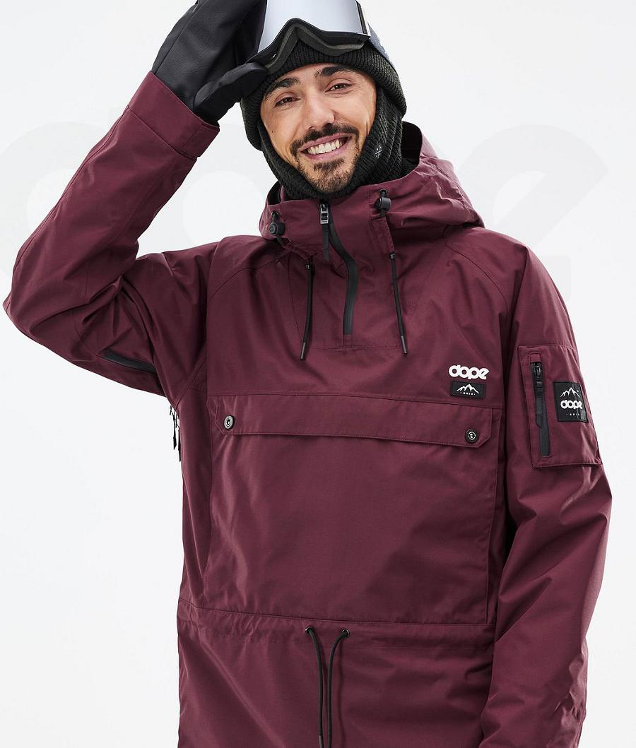 Dope Annok Don Uomo Giacche Snowboard Bordeaux | ITLH2761