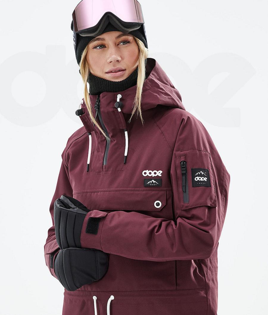 Dope Annok W 2021 Donna Giacche Snowboard Bordeaux | ITAP3434