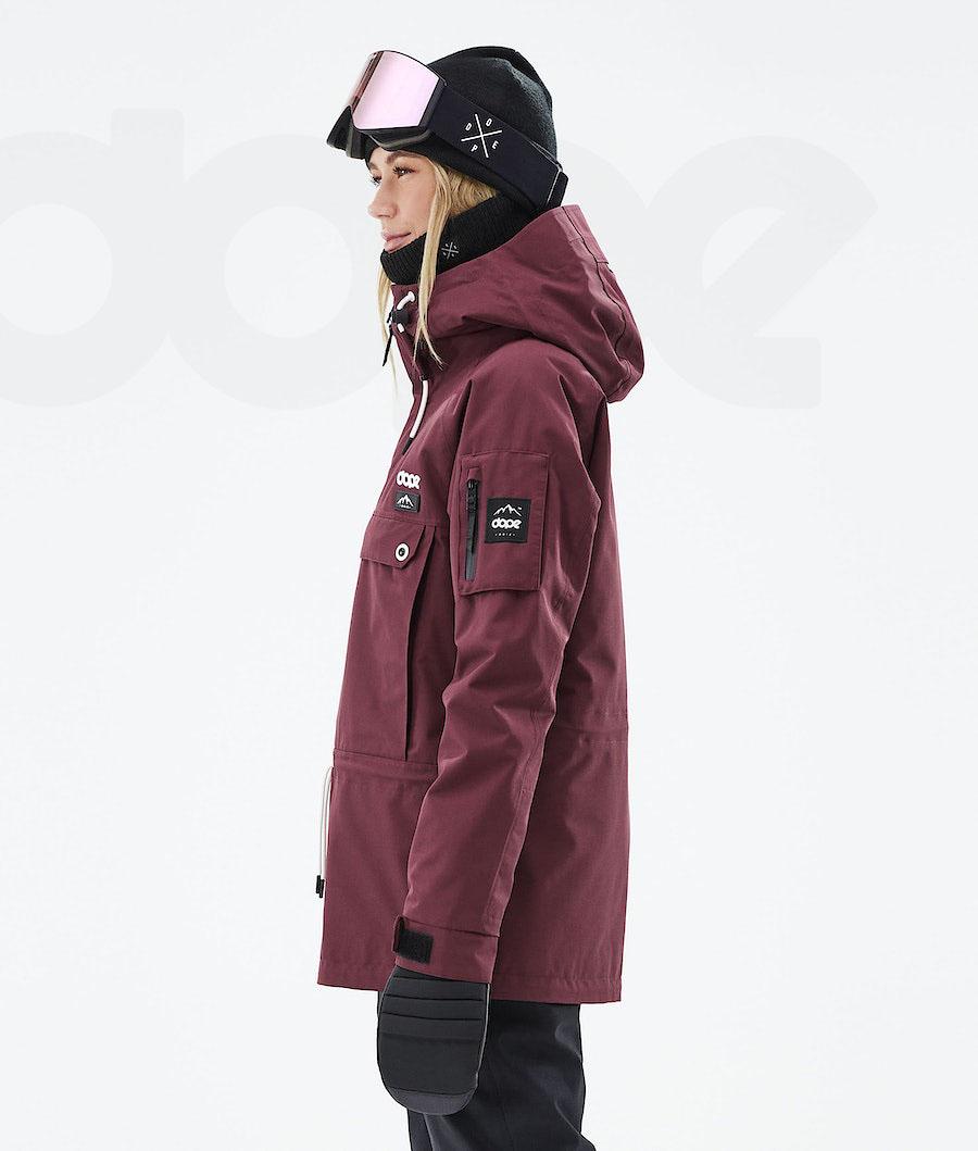 Dope Annok W 2021 Donna Giacche Snowboard Bordeaux | ITAP3434