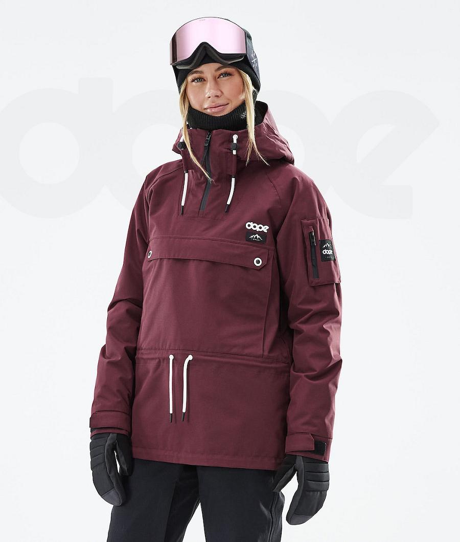 Dope Annok W 2021 Donna Giacche Snowboard Bordeaux | ITAP3434