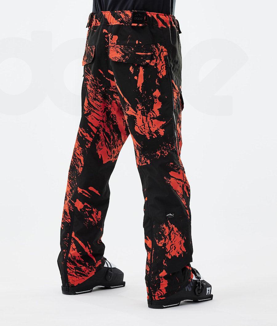 Dope Antek 2021 Paint Uomo Pantaloni Da Sci Arancioni | ITBC2614