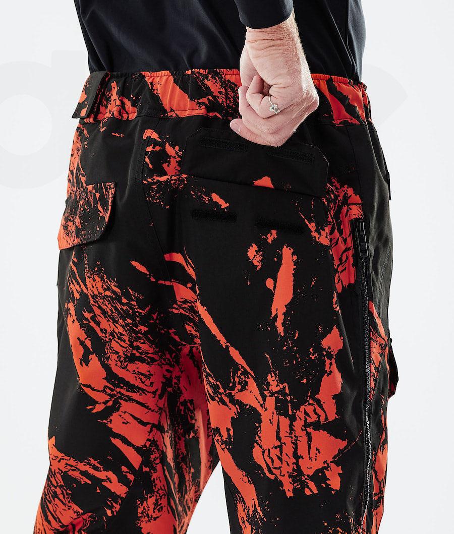 Dope Antek 2021 Paint Uomo Pantaloni Da Sci Arancioni | ITBC2614