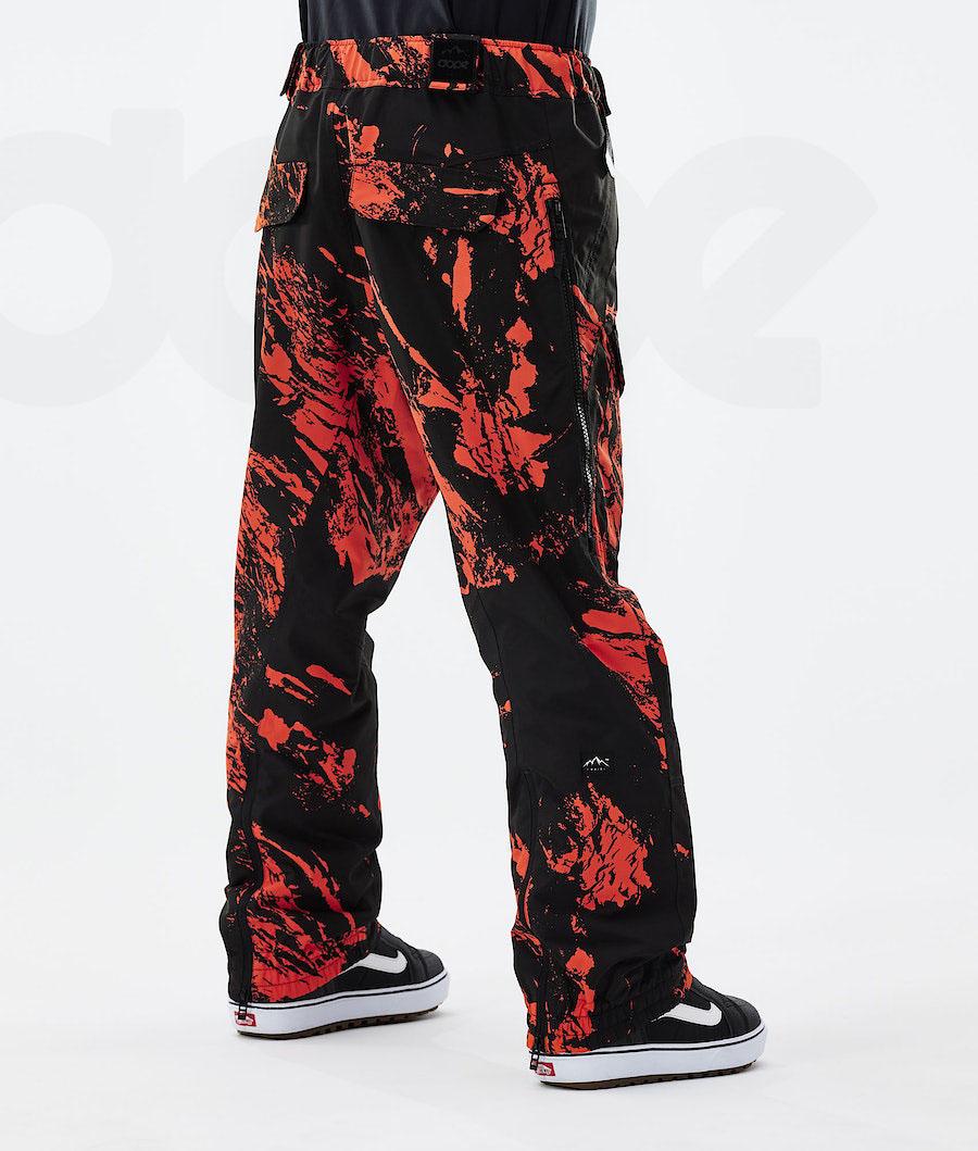 Dope Antek 2021 Paint Uomo Pantaloni Snowboard Arancioni | ITOR2551