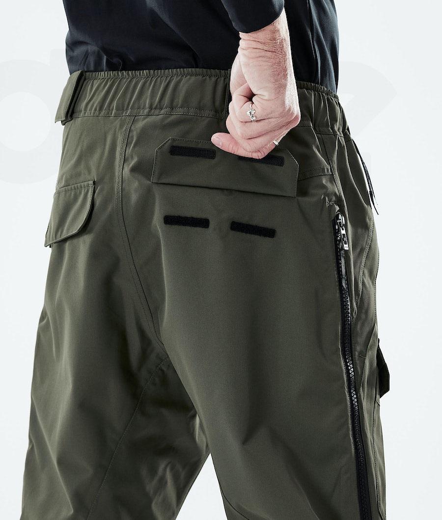 Dope Antek 2021 Uomo Pantaloni Snowboard Verde Oliva Verdi | ITPQ2550