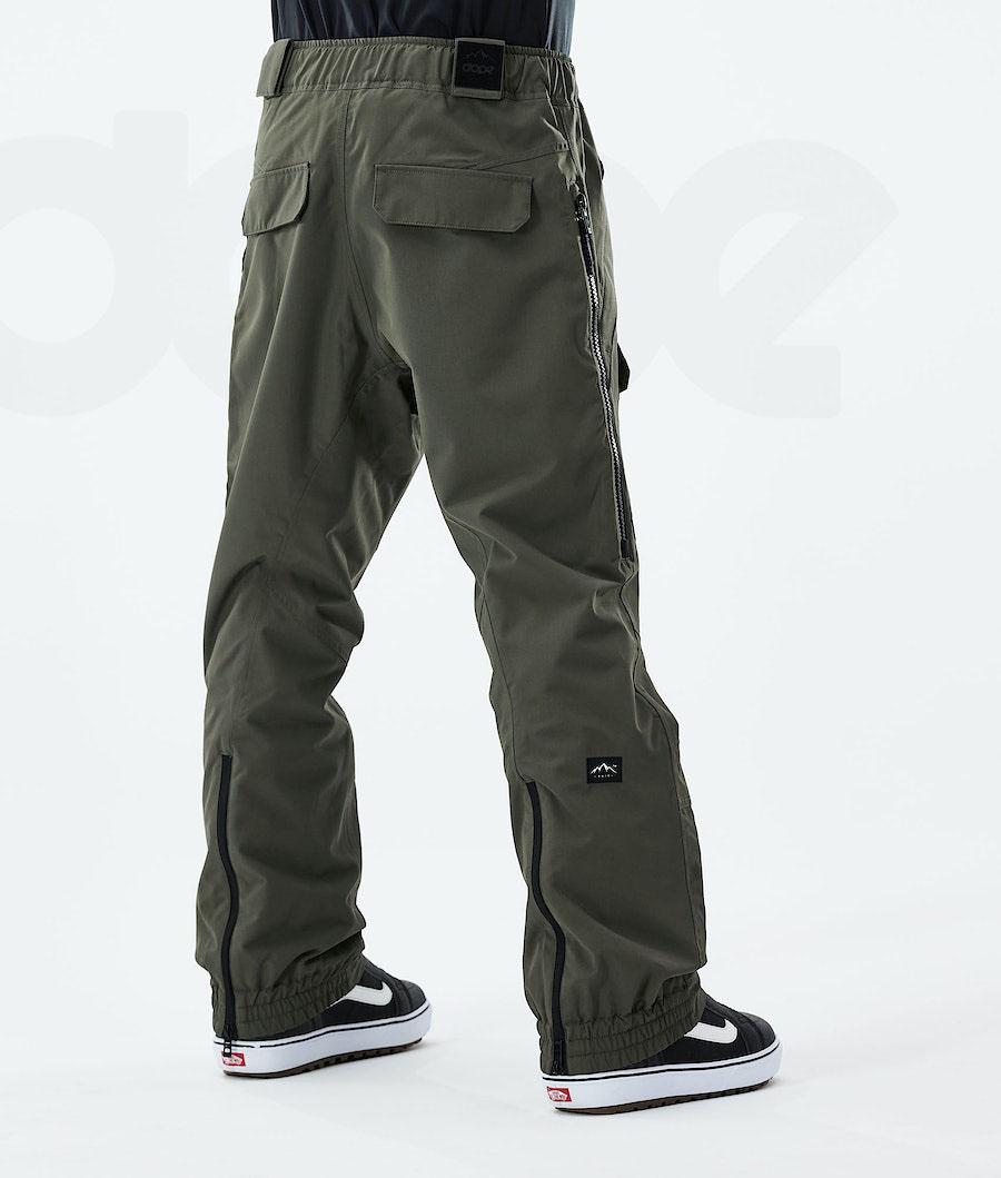 Dope Antek 2021 Uomo Pantaloni Snowboard Verde Oliva Verdi | ITPQ2550