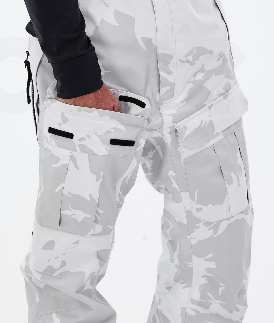 Dope Antek Uomo Pantaloni Da Sci Grigie Camouflage | ITRW2608