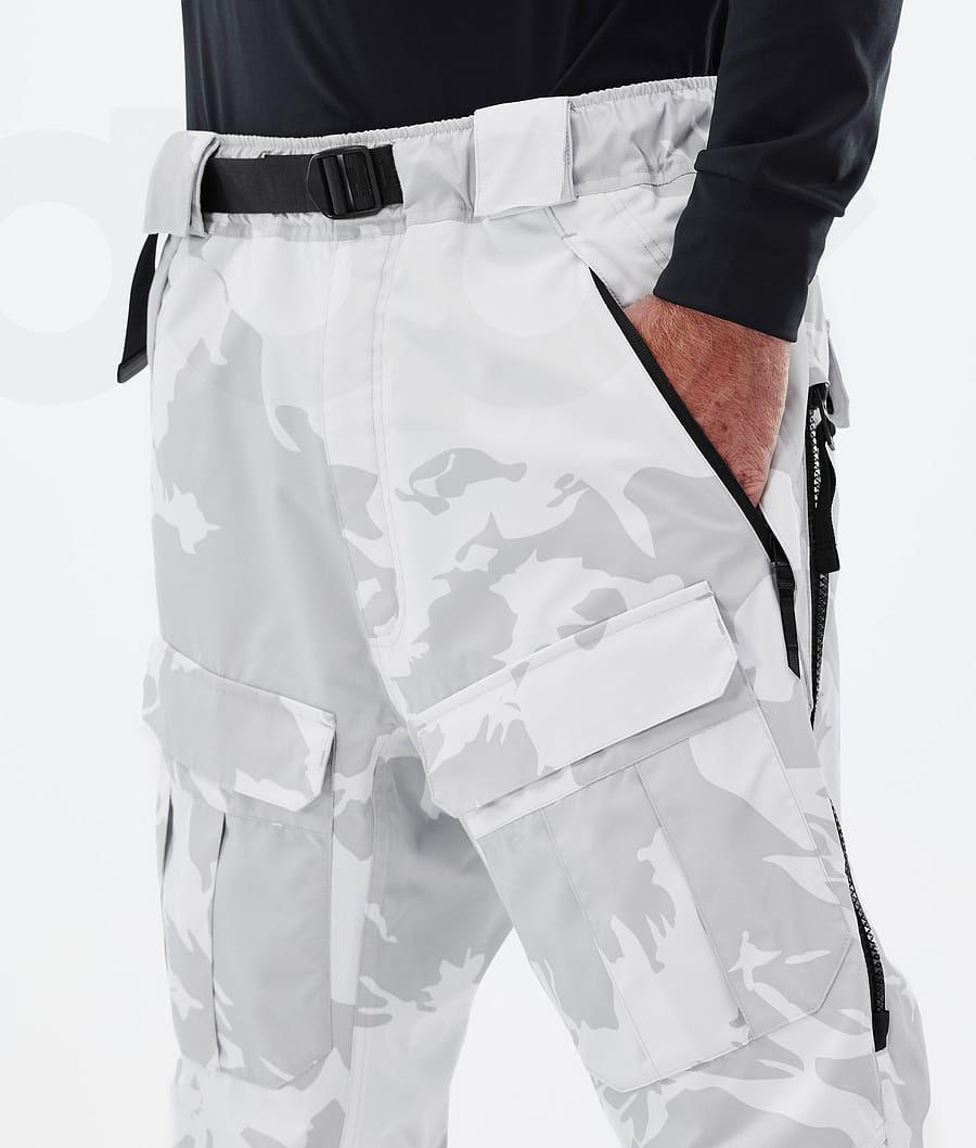 Dope Antek Uomo Pantaloni Da Sci Grigie Camouflage | ITRW2608