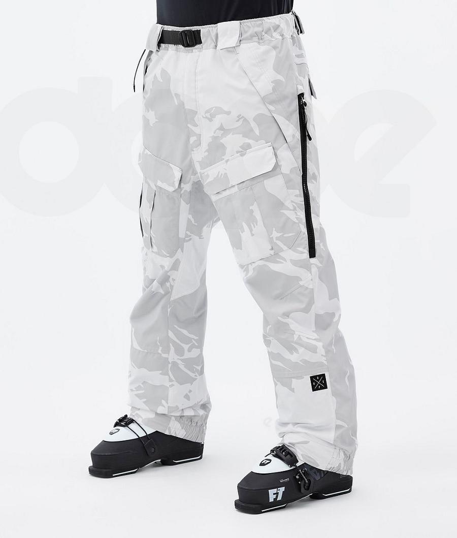 Dope Antek Uomo Pantaloni Da Sci Grigie Camouflage | ITRW2608