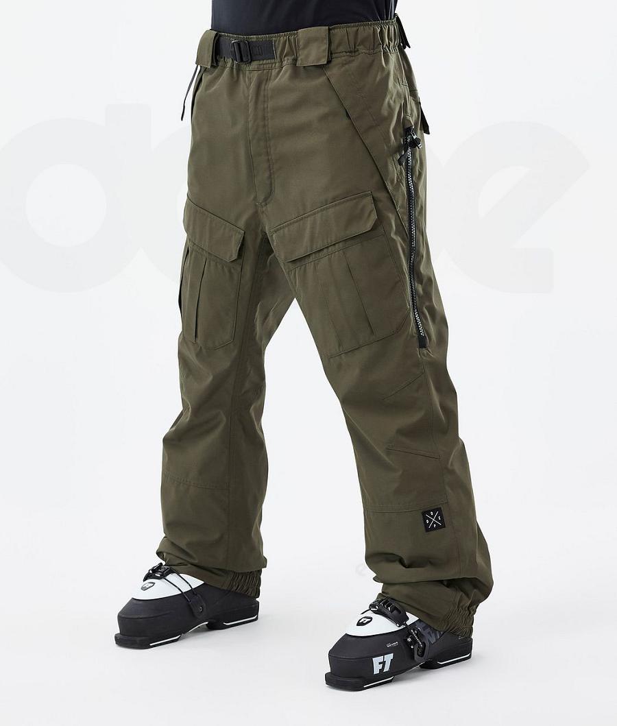 Dope Antek Uomo Pantaloni Da Sci Verde Oliva | ITUT2605