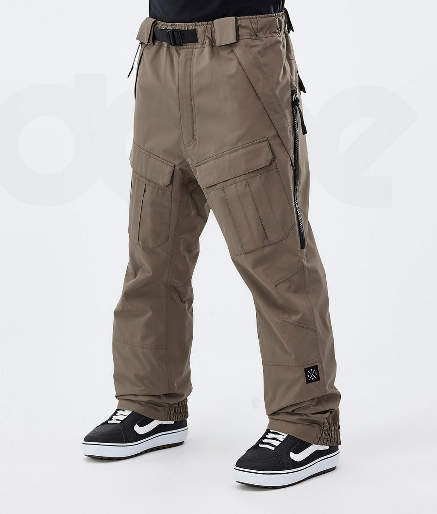 Dope Antek Uomo Pantaloni Snowboard Caffè | ITHK2544