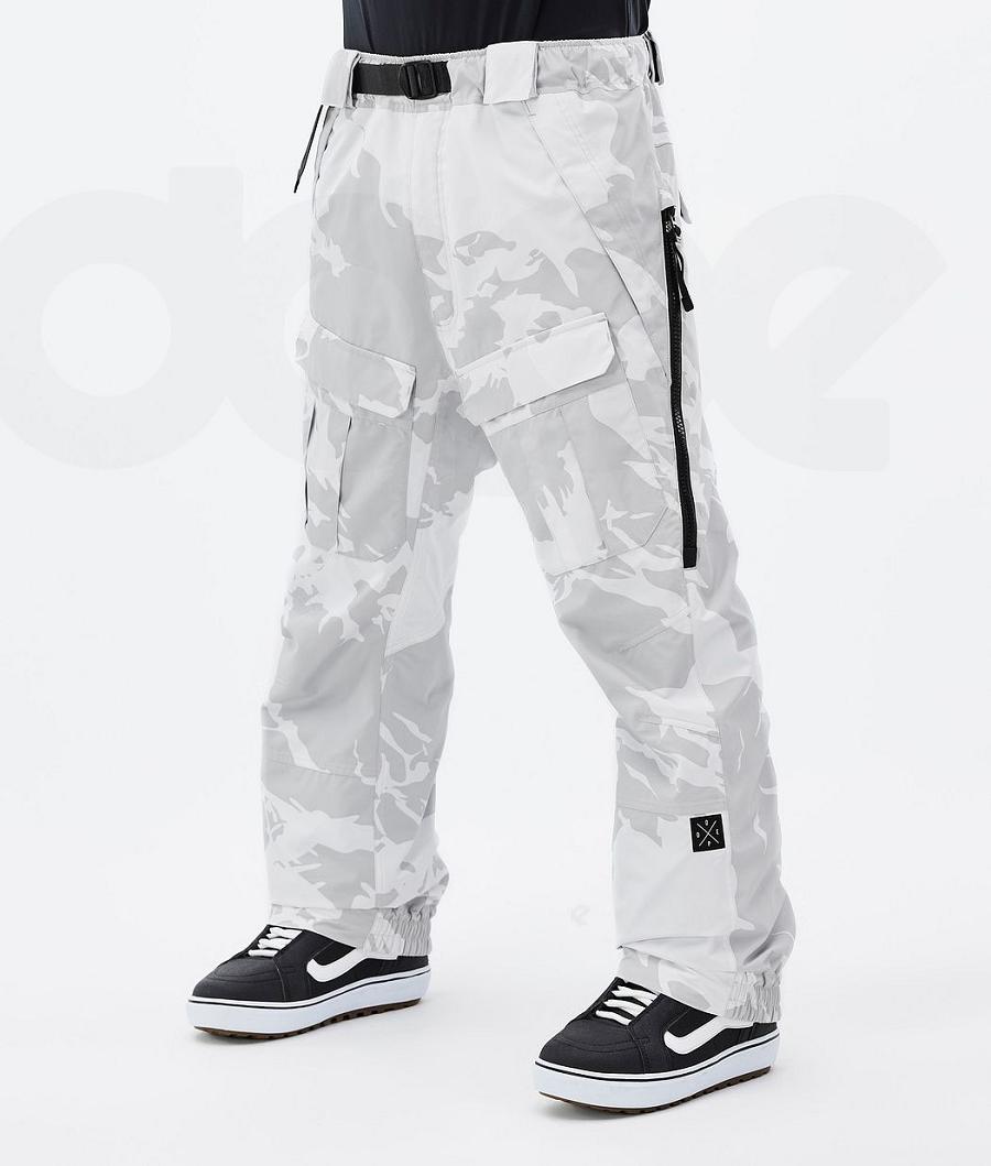 Dope Antek Uomo Pantaloni Snowboard Grigie Camouflage | ITGL2545