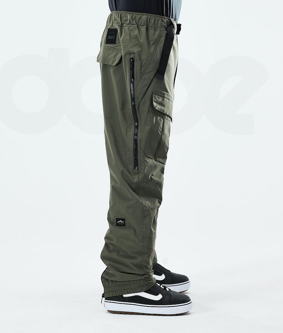 Dope Antek Uomo Pantaloni Snowboard Verde Oliva Verdi | ITZG2540