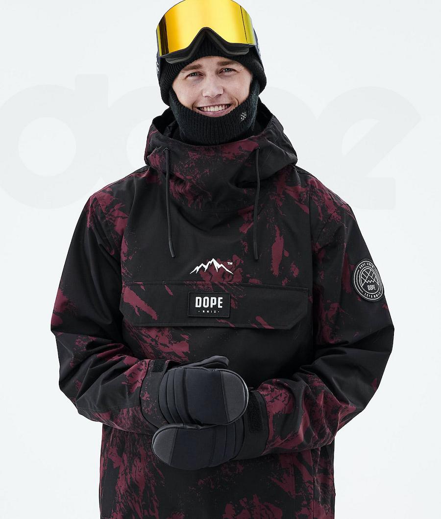 Dope Blizzard 2021 Paint Uomo Giacche Snowboard Bordeaux | ITEX2778