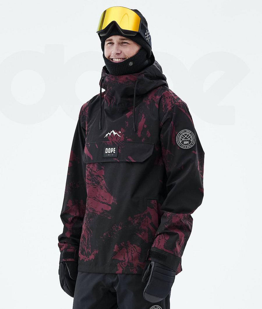 Dope Blizzard 2021 Paint Uomo Giacche Snowboard Bordeaux | ITEX2778