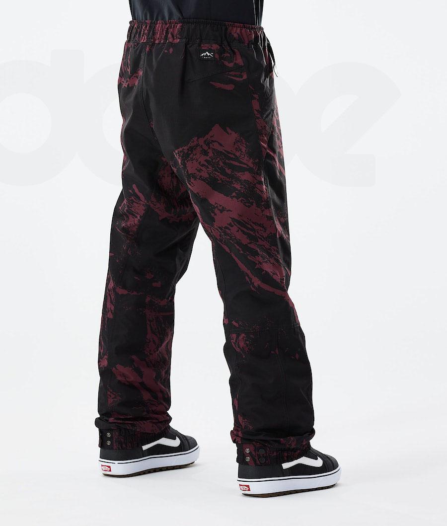 Dope Blizzard 2021 Paint Uomo Pantaloni Snowboard Bordeaux | ITJJ2569