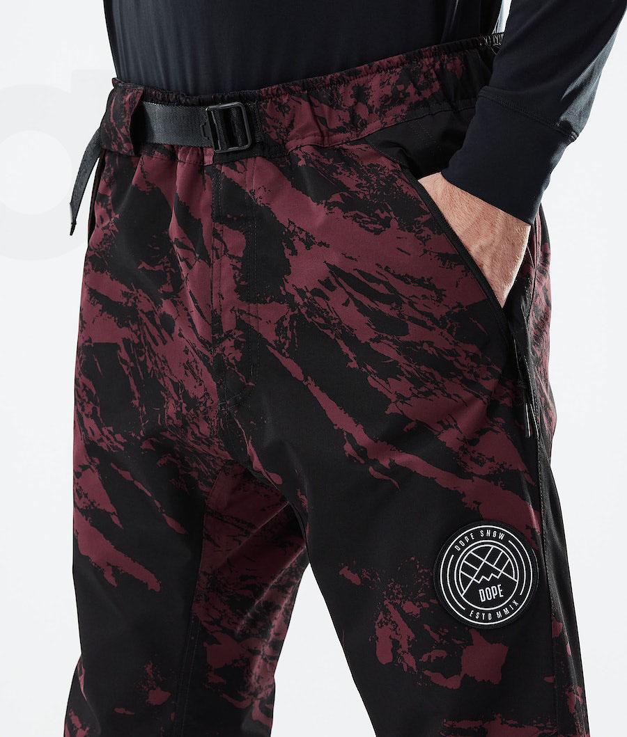 Dope Blizzard 2021 Paint Uomo Pantaloni Snowboard Bordeaux | ITJJ2569