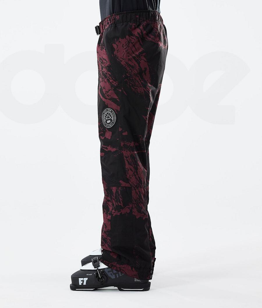 Dope Blizzard 2021 Paint Uomo Pantaloni Da Sci Bordeaux | ITUT2632