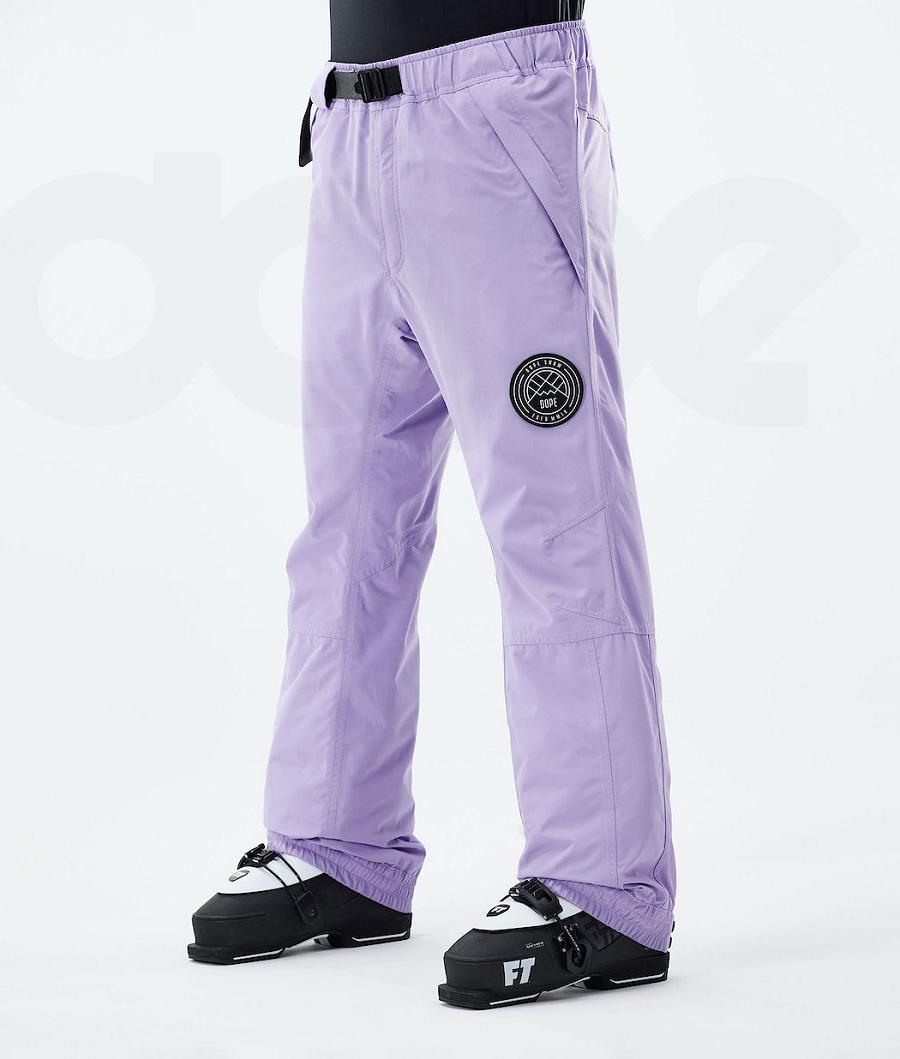 Dope Blizzard 2021 Uomo Pantaloni Da Sci Viola | ITDN2626