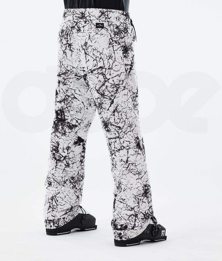 Dope Blizzard 2021 Uomo Pantaloni Da Sci Bianche Nere | ITSO2627