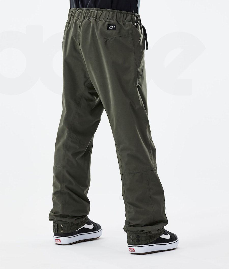 Dope Blizzard 2021 Uomo Pantaloni Snowboard Verde Oliva Verdi | ITZG2566