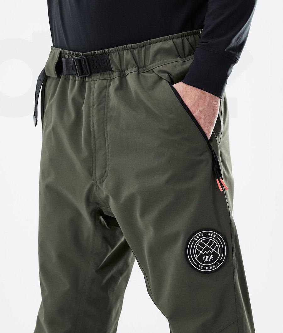 Dope Blizzard 2021 Uomo Pantaloni Snowboard Verde Oliva Verdi | ITZG2566