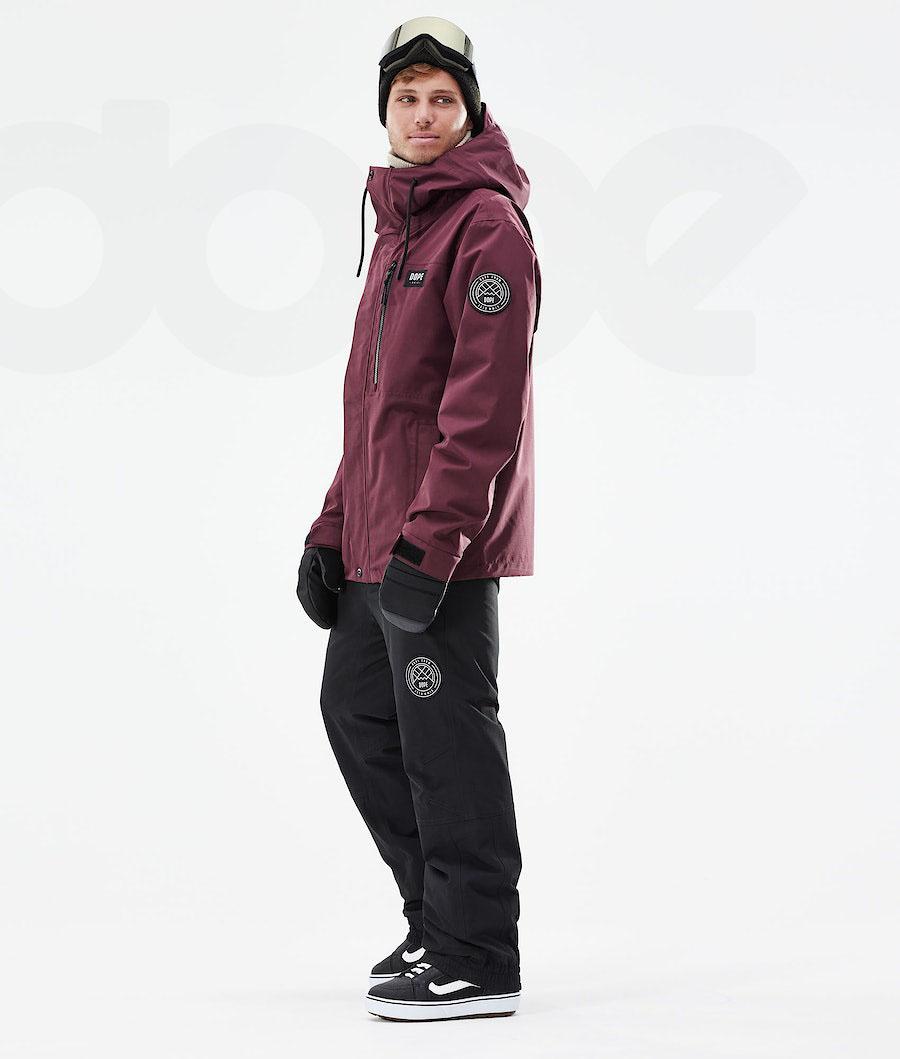 Dope Blizzard Full Zip 2021 Uomo Giacche Snowboard Bordeaux | ITQZ2780