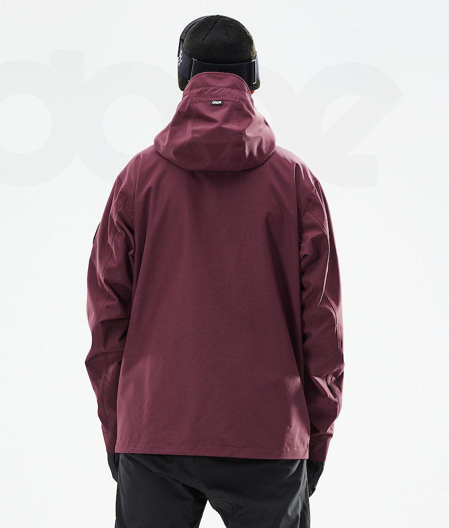 Dope Blizzard Full Zip 2021 Uomo Giacche Snowboard Bordeaux | ITQZ2780