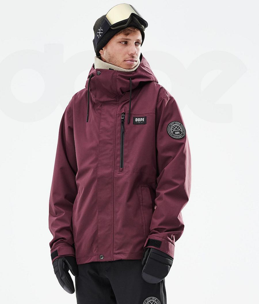 Dope Blizzard Full Zip 2021 Uomo Giacche Snowboard Bordeaux | ITQZ2780