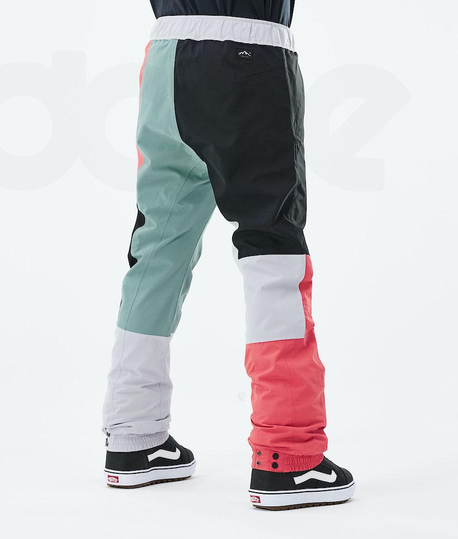 Dope Blizzard LE W Limited Edition Patchwork Donna Pantaloni Snowboard Rosa Verdi | ITJJ3234