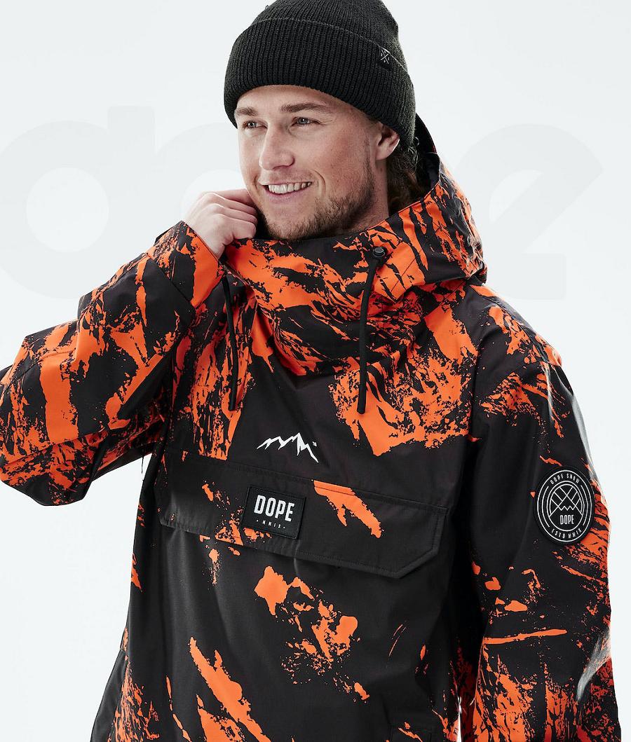 Dope Blizzard Light Paint Uomo Giacche Outdoor Arancioni | ITHK2694