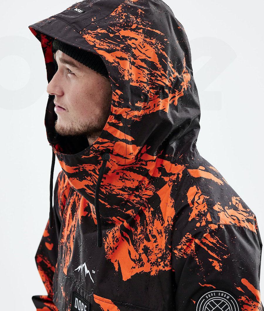 Dope Blizzard Light Paint Uomo Giacche Outdoor Arancioni | ITHK2694