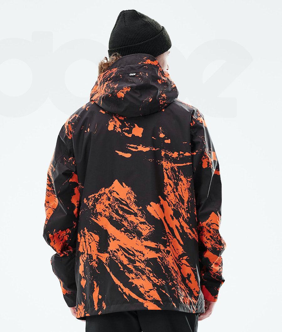 Dope Blizzard Light Paint Uomo Giacche Outdoor Arancioni | ITHK2694