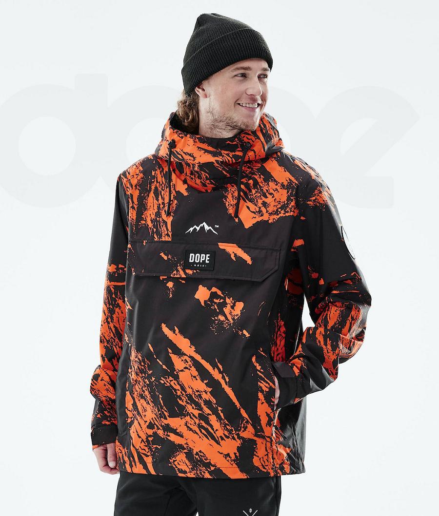 Dope Blizzard Light Paint Uomo Giacche Outdoor Arancioni | ITHK2694