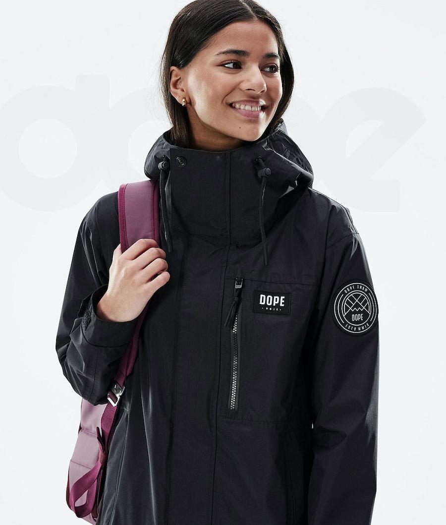 Dope Blizzard Light W Full Zip Donna Giacche Outdoor Nere | ITOR3723