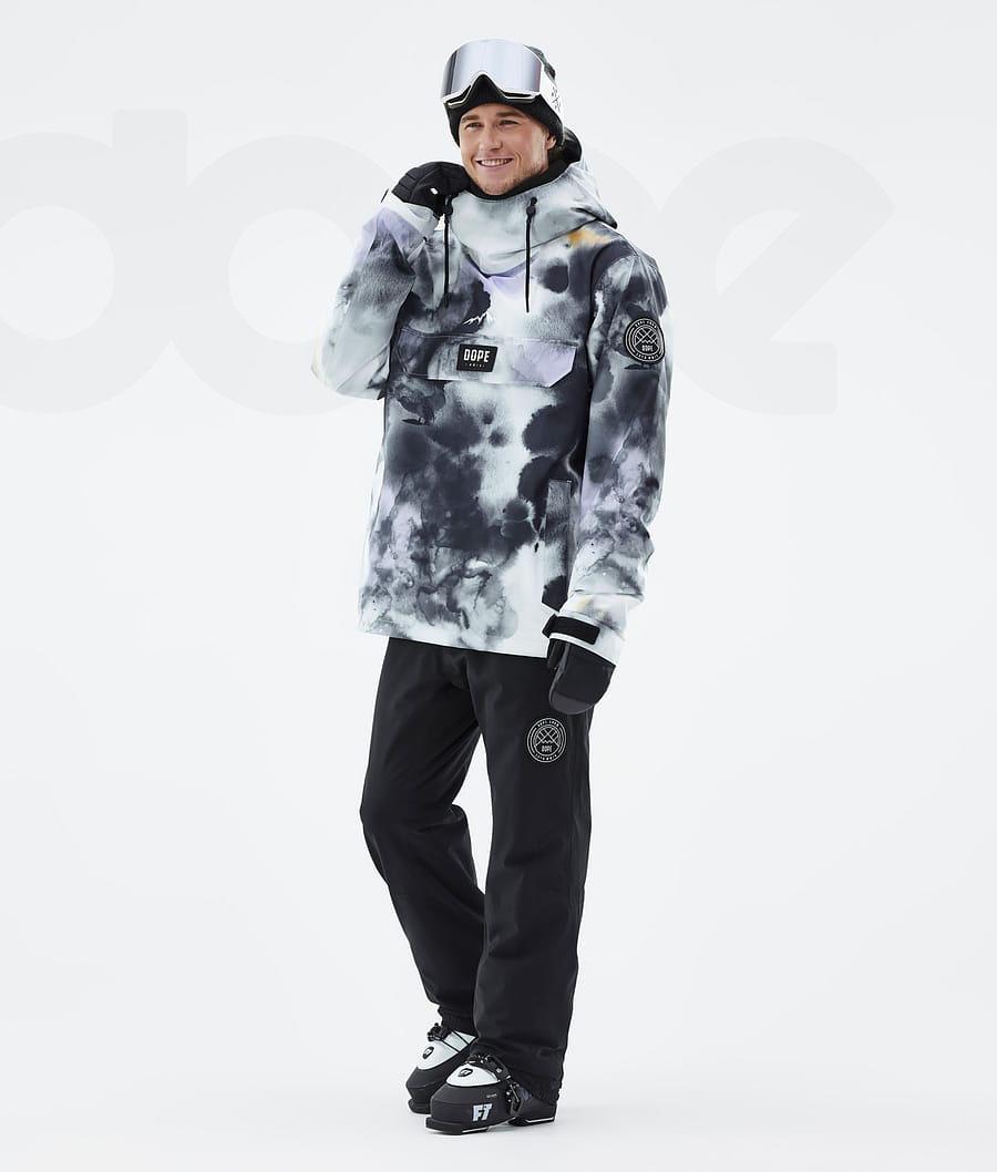 Dope Blizzard Tiedye Uomo Giacche Da Sci Nere Viola | ITRW2919