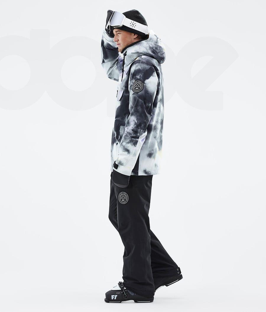 Dope Blizzard Tiedye Uomo Giacche Da Sci Nere Viola | ITRW2919