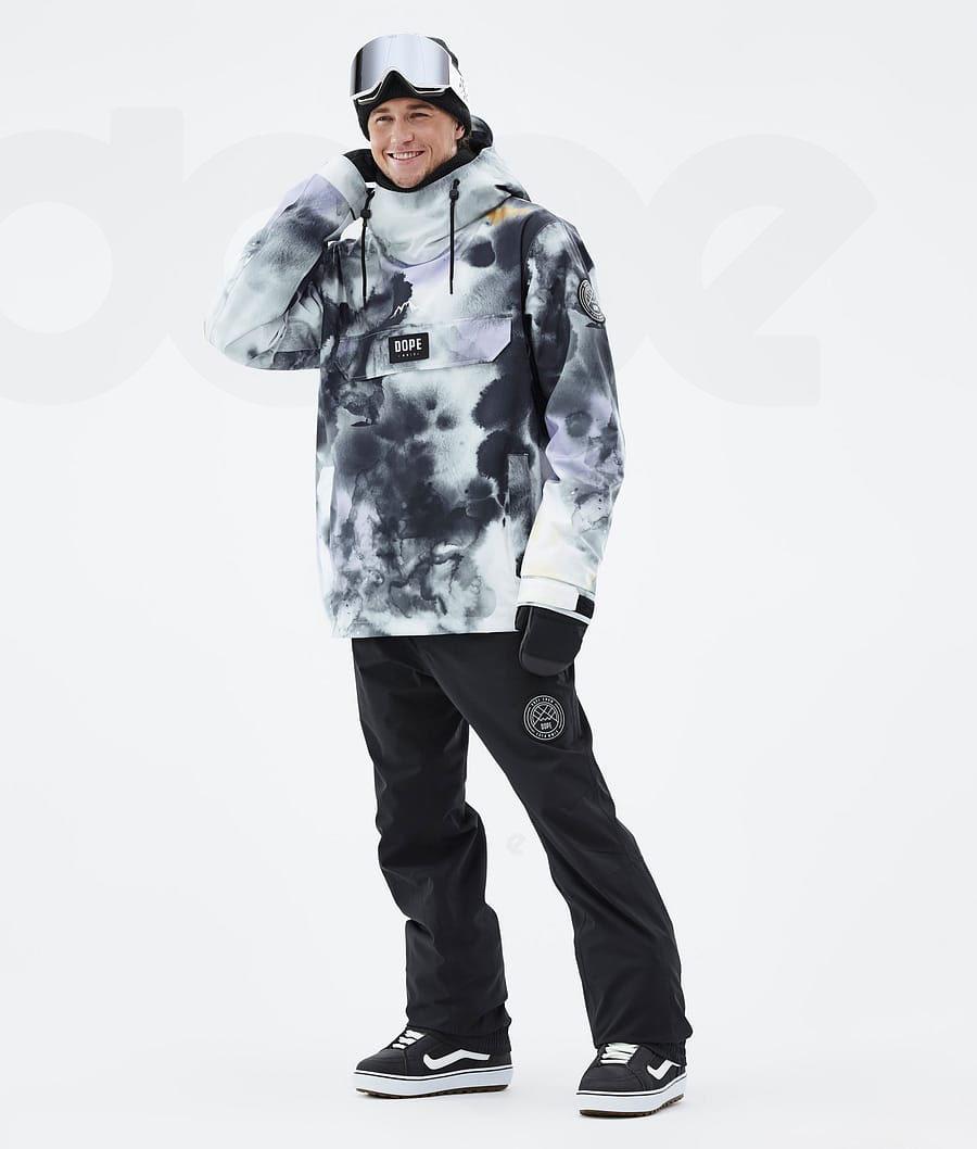 Dope Blizzard Tiedye Uomo Giacche Snowboard Nere Viola | ITAP2788