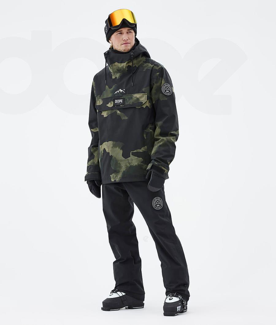 Dope Blizzard Uomo Giacche Da Sci Verdi Camouflage | ITJJ2905