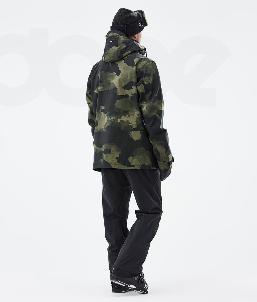 Dope Blizzard Uomo Giacche Da Sci Verdi Camouflage | ITJJ2905