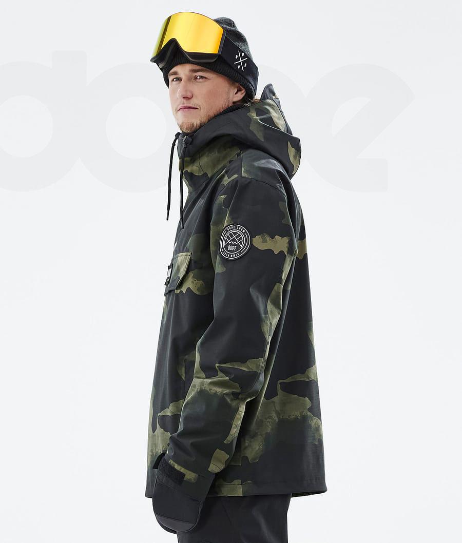 Dope Blizzard Uomo Giacche Da Sci Verdi Camouflage | ITJJ2905