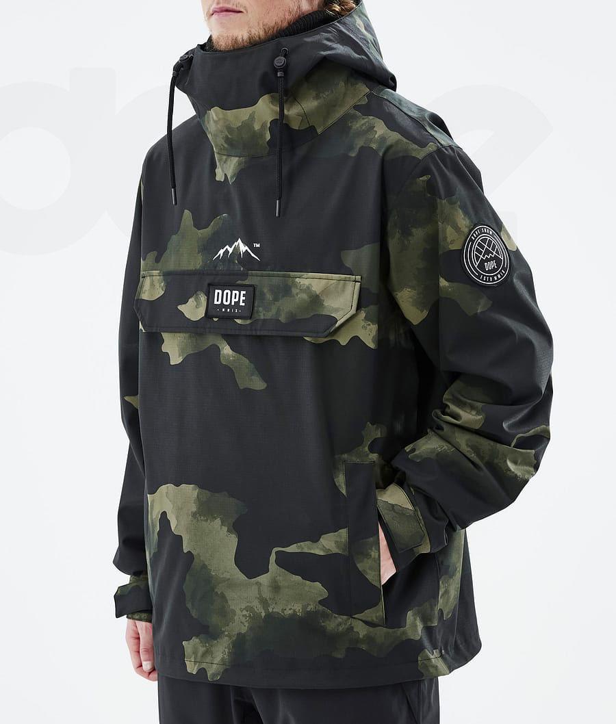 Dope Blizzard Uomo Giacche Da Sci Verdi Camouflage | ITJJ2905