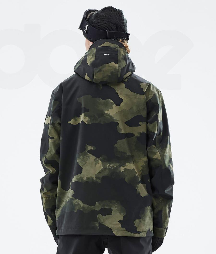 Dope Blizzard Uomo Giacche Da Sci Verdi Camouflage | ITJJ2905