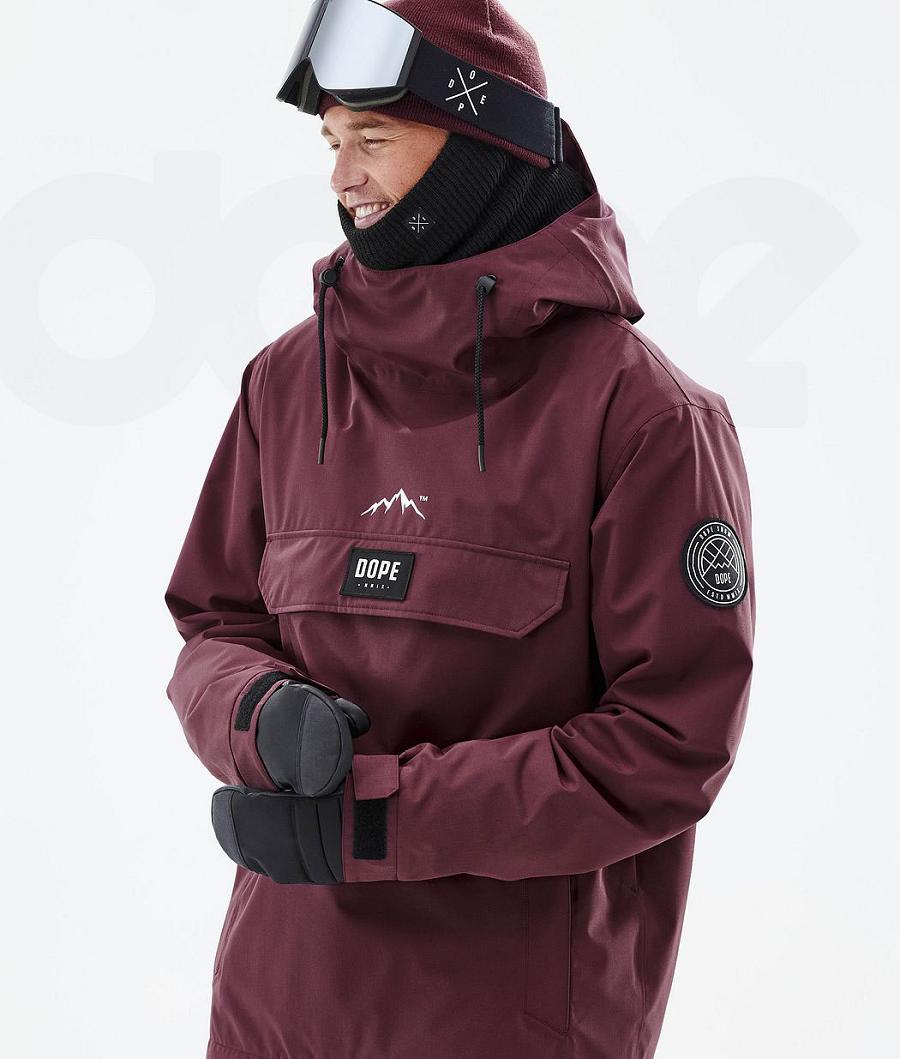 Dope Blizzard Uomo Giacche Snowboard Bordeaux | ITHK2764